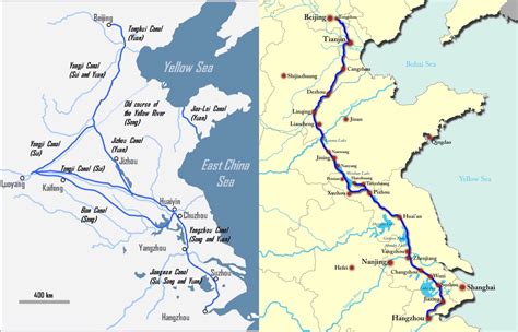 grand canal chine carte